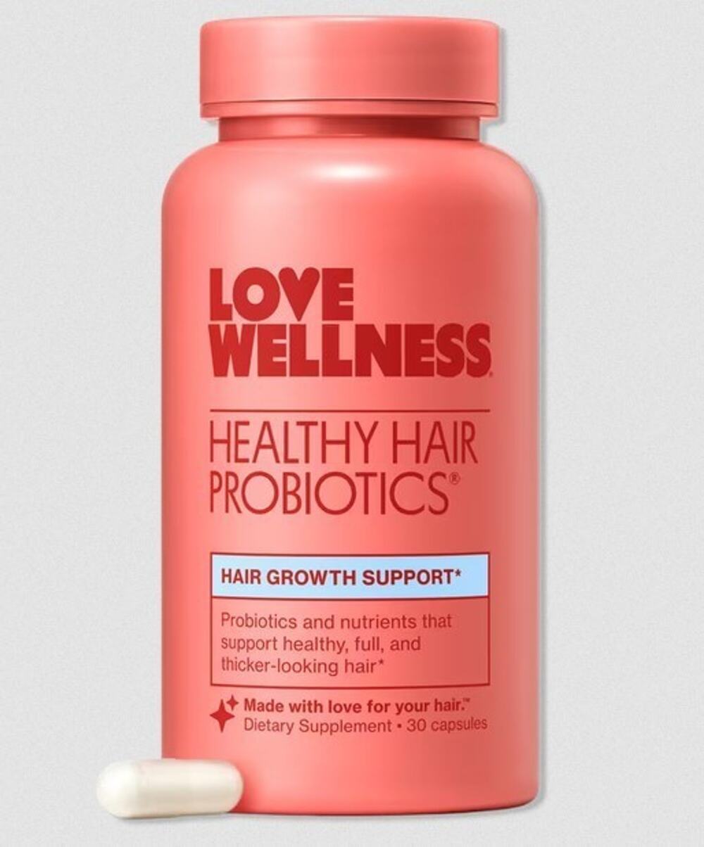 Love Wellness Healthy Hair Probiotics ~ Hair Growth Support 30ct - New